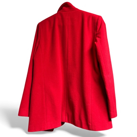 Parisian Signature Women’s Red Wool Blend Blazer Jacket Sz-10 - Picture 6 of 6